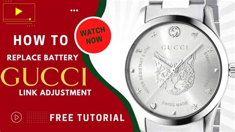 how to change battery in ladies gucci watch|babla's Gucci watch battery.